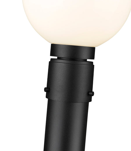 Z-Lite - 597PHM-567P-BK - One Light Outdoor Post Mounted Fixture - Laurent - Black