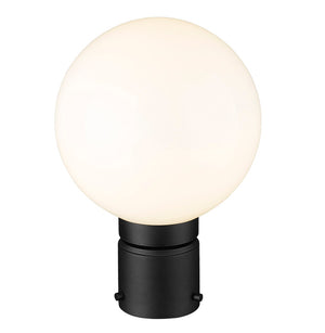 Z-Lite - 597PHM-BK - One Light Outdoor Post Mount Fixture - Laurent - Black