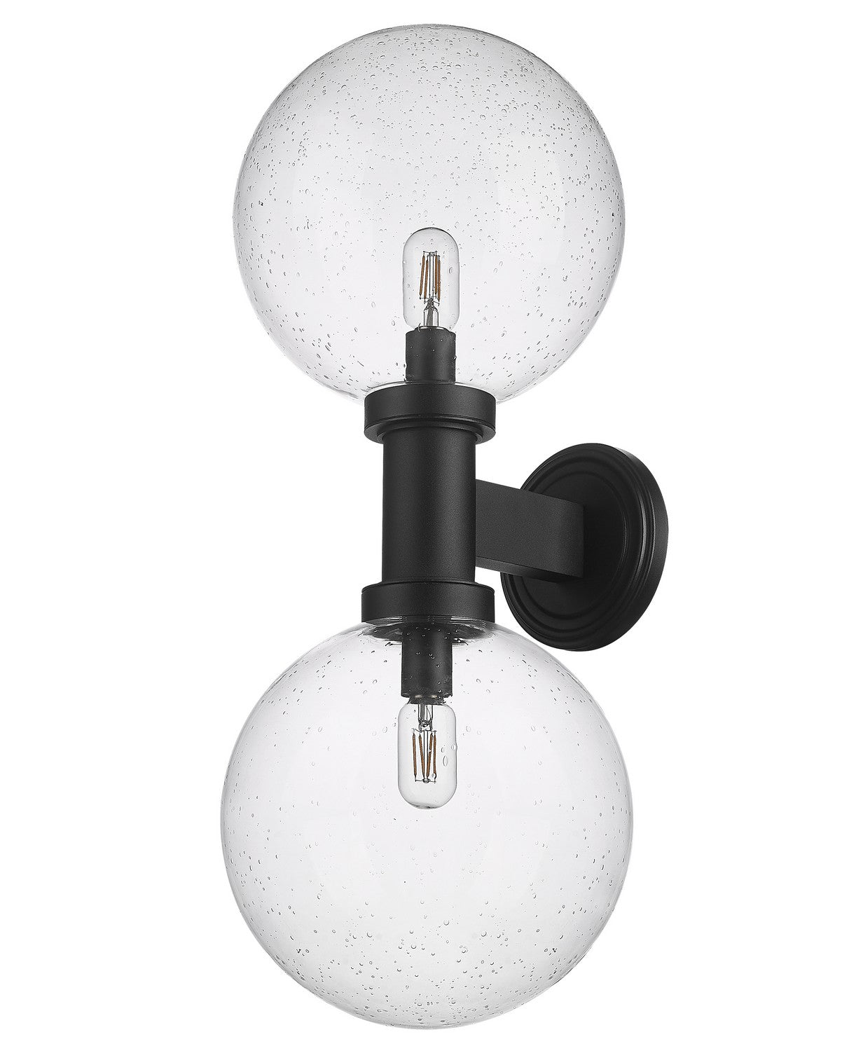 Z-Lite - 599B2-BK - Two Light Outdoor Wall Sconce - Laurent - Black