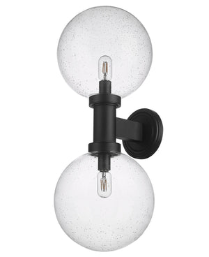 Z-Lite - 599B2-BK - Two Light Outdoor Wall Sconce - Laurent - Black