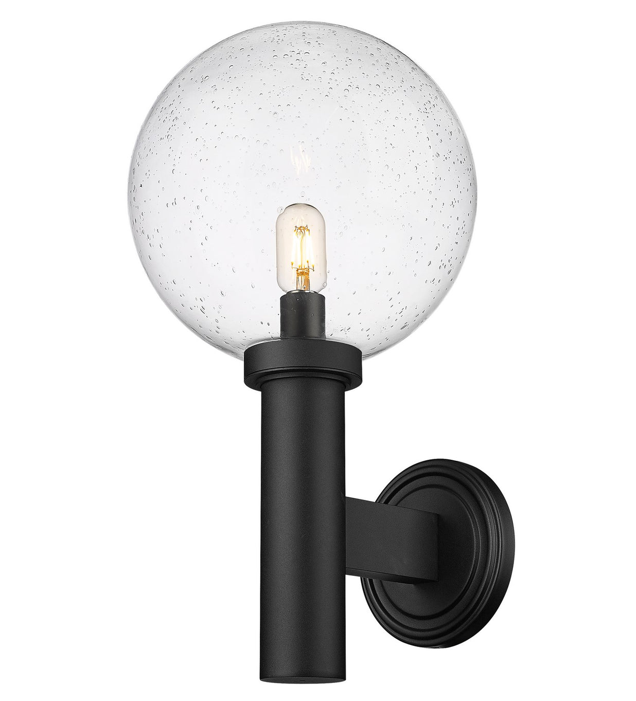 Z-Lite - 599B-BK - One Light Outdoor Wall Mount - Laurent - Black