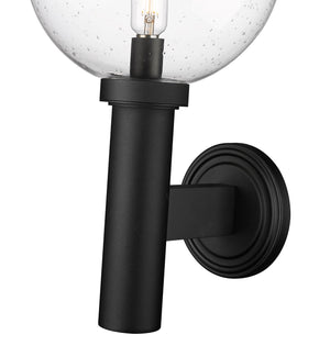 Z-Lite - 599B-BK - One Light Outdoor Wall Light - Laurent - Black