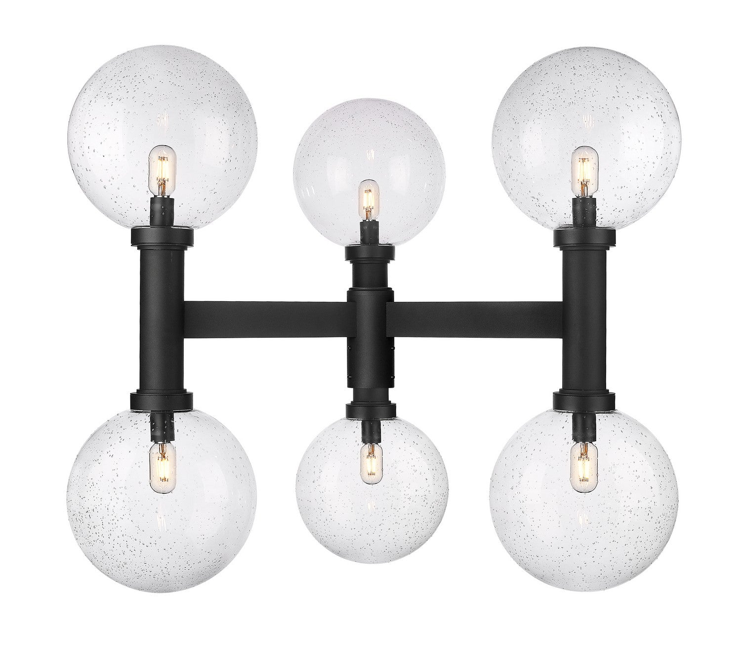 Z-Lite - 599BP6-BK - Six Light Outdoor Post Mount Fixture - Laurent - Black