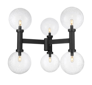 Z-Lite - 599BP6-BK - Six Light Outdoor Post Mount Fixture - Laurent - Black