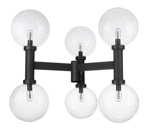 Z-Lite - 599BP6-BK - Six Light Outdoor Post Mount Fixture - Laurent - Black