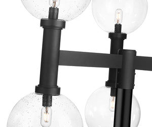 Z-Lite - 599BP6-BK - Six Light Outdoor Post Mount Fixture - Laurent - Black