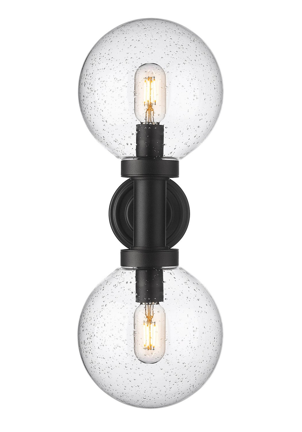 Z-Lite - 599M2-BK - Two Light Outdoor Wall Sconce - Laurent - Black