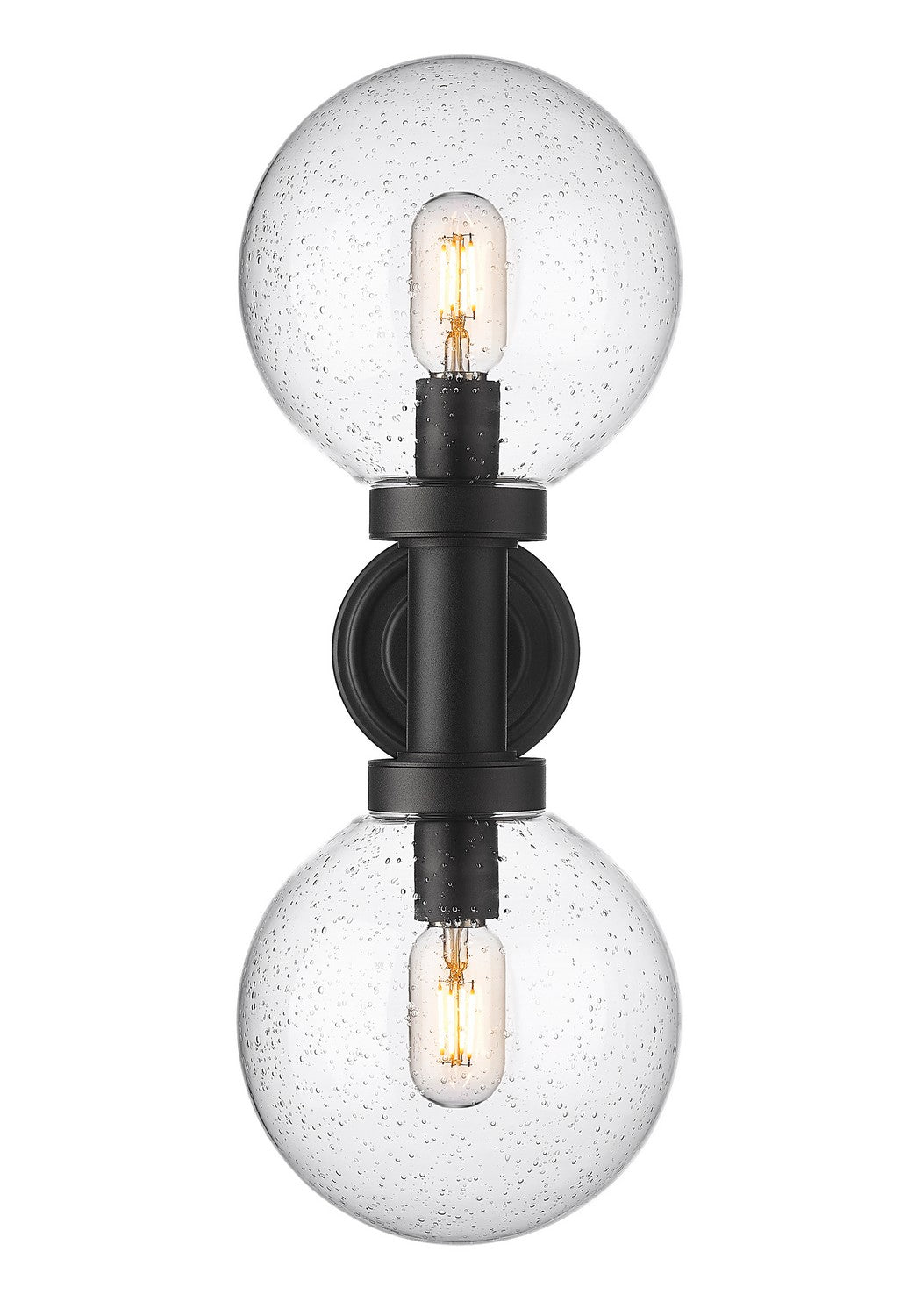 Z-Lite - 599M2-BK - Two Light Outdoor Wall Sconce - Laurent - Black