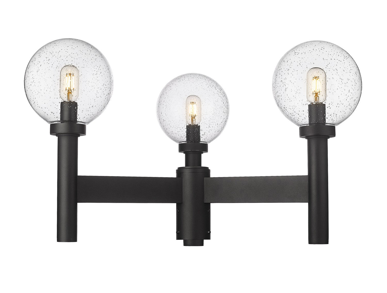 Z-Lite - 599MP3-BK - Three Light Outdoor Post Mount Fixture - Laurent - Black