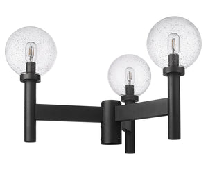 Z-Lite - 599MP3-BK - Three Light Outdoor Post Mount Fixture - Laurent - Black
