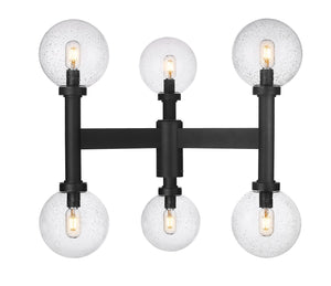 Z-Lite - 599MP6-BK - Six Light Outdoor Post Mount Fixture - Laurent - Black
