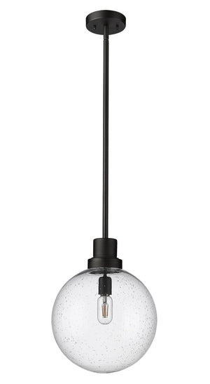 Z-Lite - 599P12-BK - One Light Outdoor Pendant - Laurent - Black