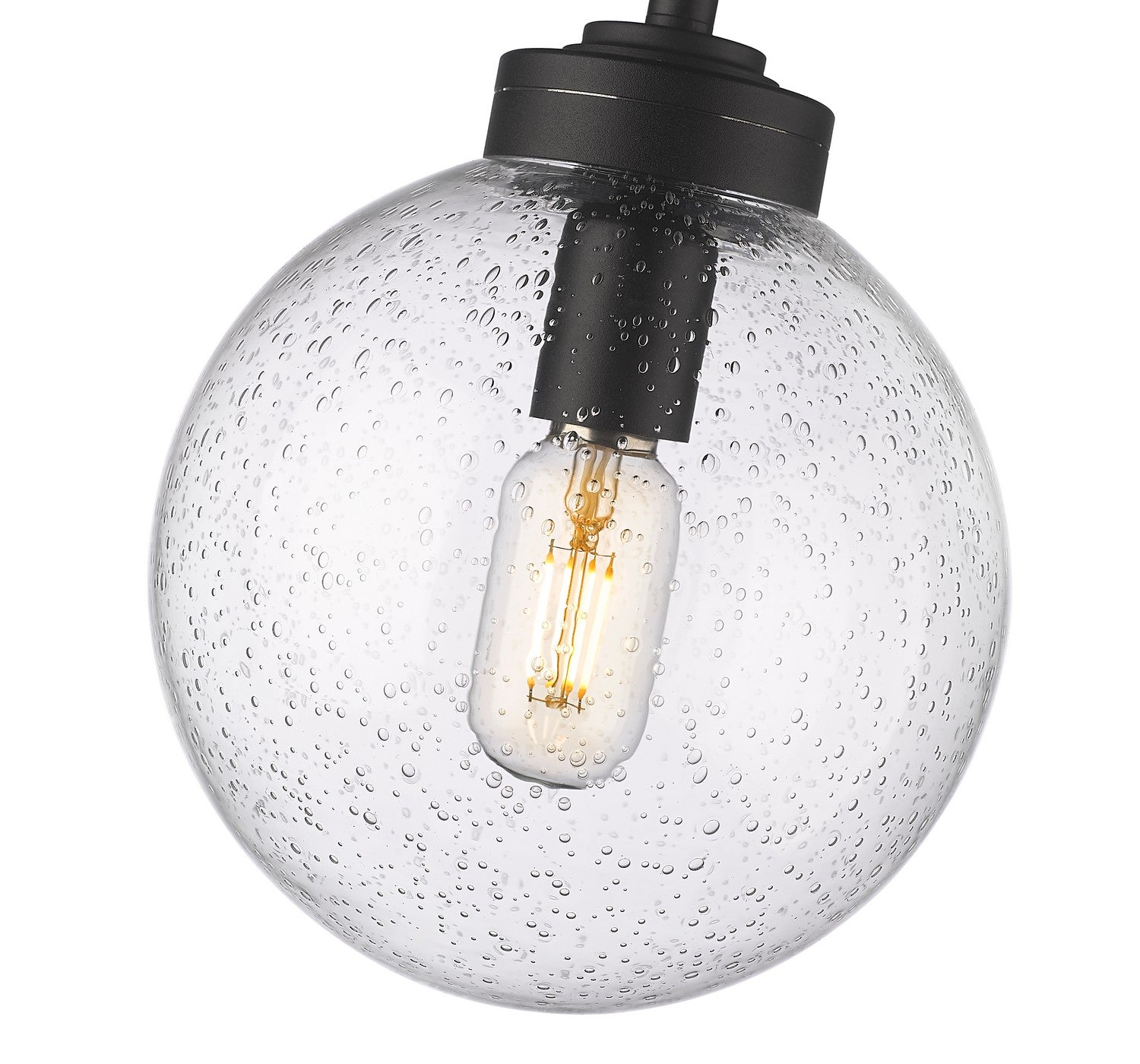 Z-Lite - 599P8-BK - One Light Outdoor Pendant - Laurent - Black