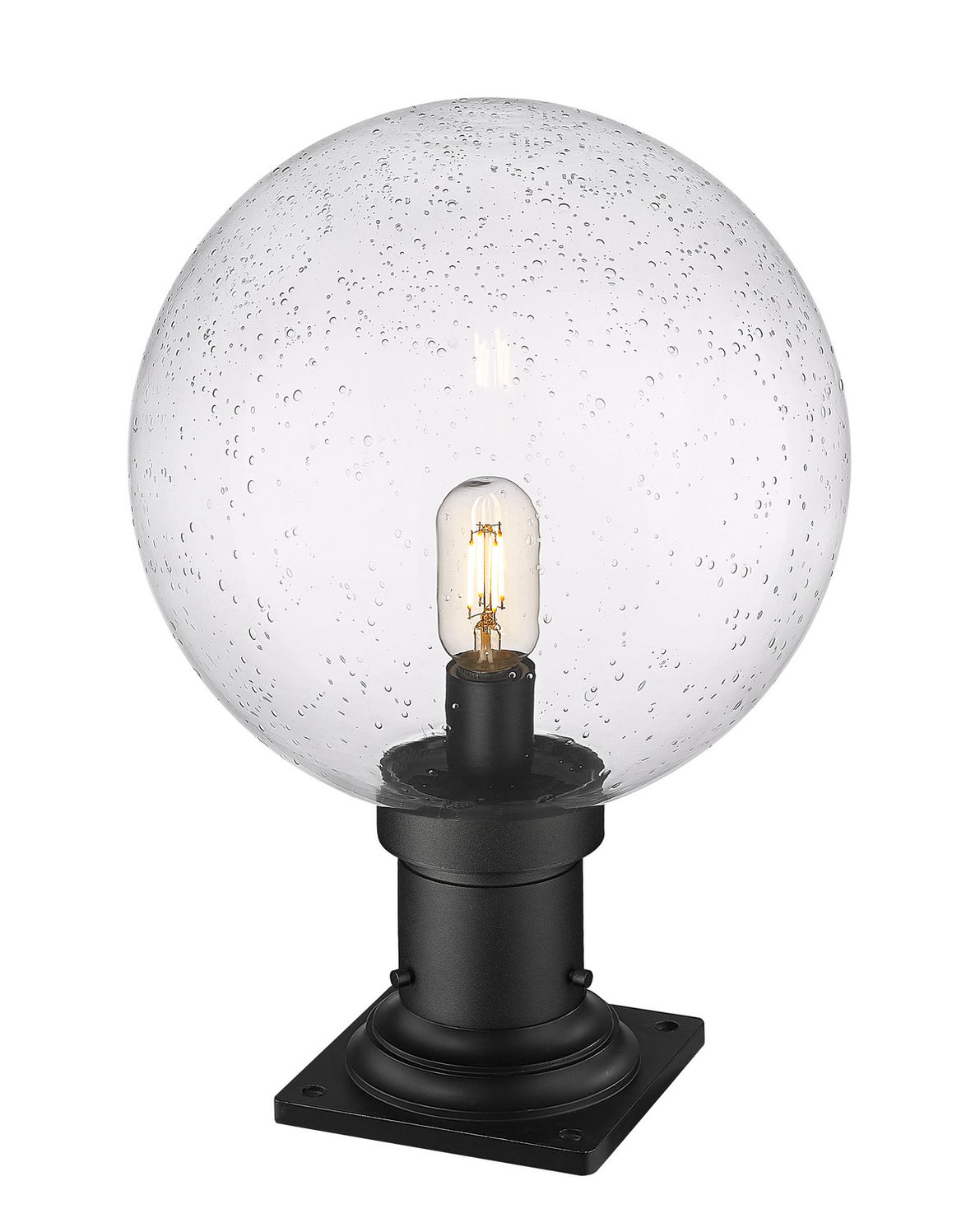 Z-Lite - 599PHB-533PM-BK - One Light Outdoor Pier Mounted Fixture - Laurent - Black
