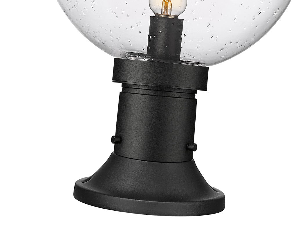 Z-Lite - 599PHB-553PM-BK - One Light Outdoor Pier Mounted Fixture - Laurent - Black