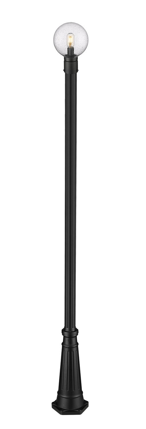 Z-Lite - 599PHM-519P-BK - One Light Outdoor Post Mounted Fixture - Laurent - Black