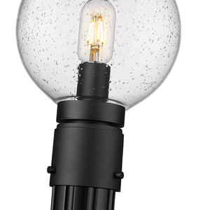 Z-Lite - 599PHM-519P-BK - One Light Outdoor Post Mounted Fixture - Laurent - Black