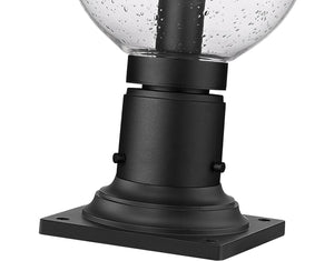 Z-Lite - 599PHM-533PM-BK - One Light Outdoor Pier Mounted Fixture - Laurent - Black