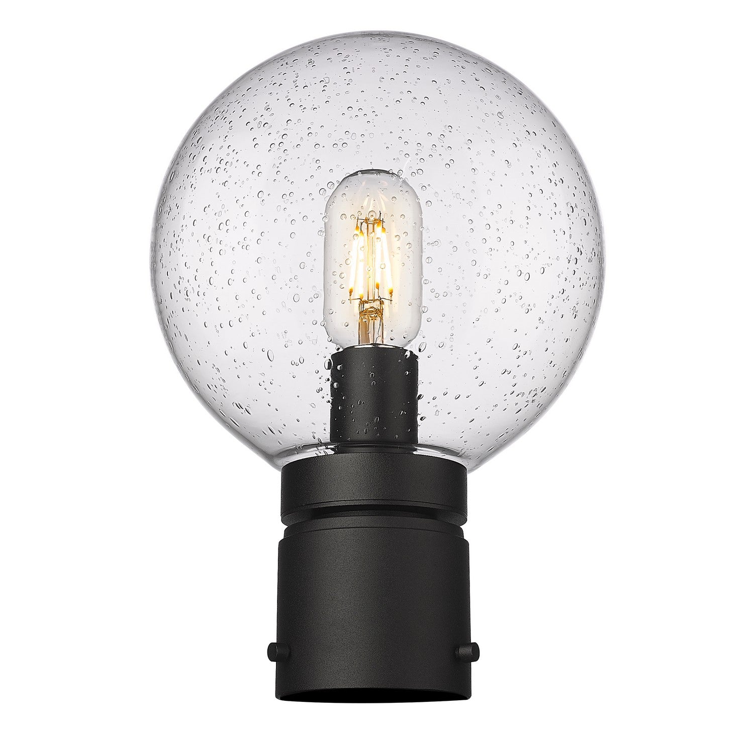 Z-Lite - 599PHM-BK - One Light Outdoor Post Mount Fixture - Laurent - Black