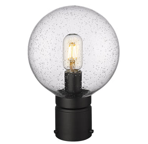 Z-Lite - 599PHM-BK - One Light Outdoor Post Mount Fixture - Laurent - Black