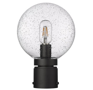 Z-Lite - 599PHM-BK - One Light Outdoor Post Mount Fixture - Laurent - Black