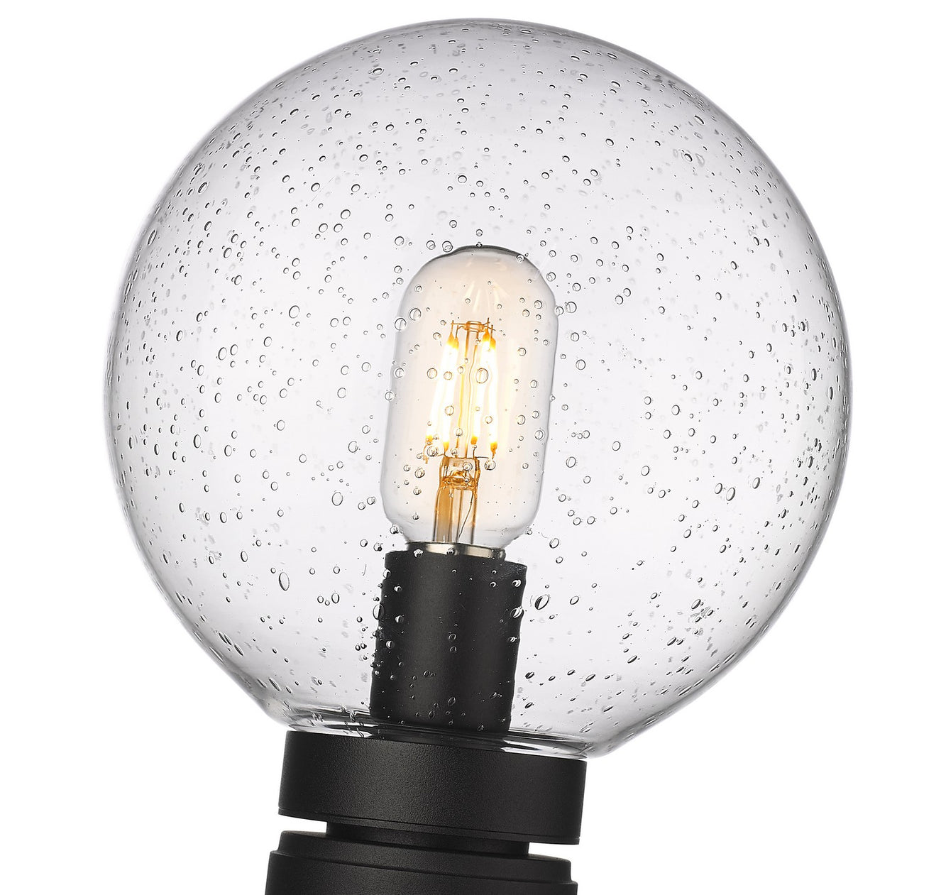 Z-Lite - 599PHM-BK - One Light Outdoor Post Mount Fixture - Laurent - Black