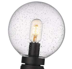 Z-Lite - 599PHM-BK - One Light Outdoor Post Mount Fixture - Laurent - Black