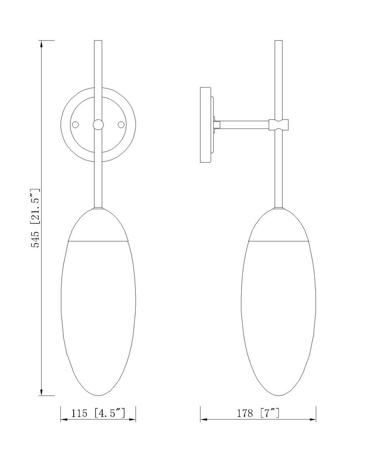 Z-Lite - 651S-BN - One Light Wall Sconce - Arden - Brushed Nickel