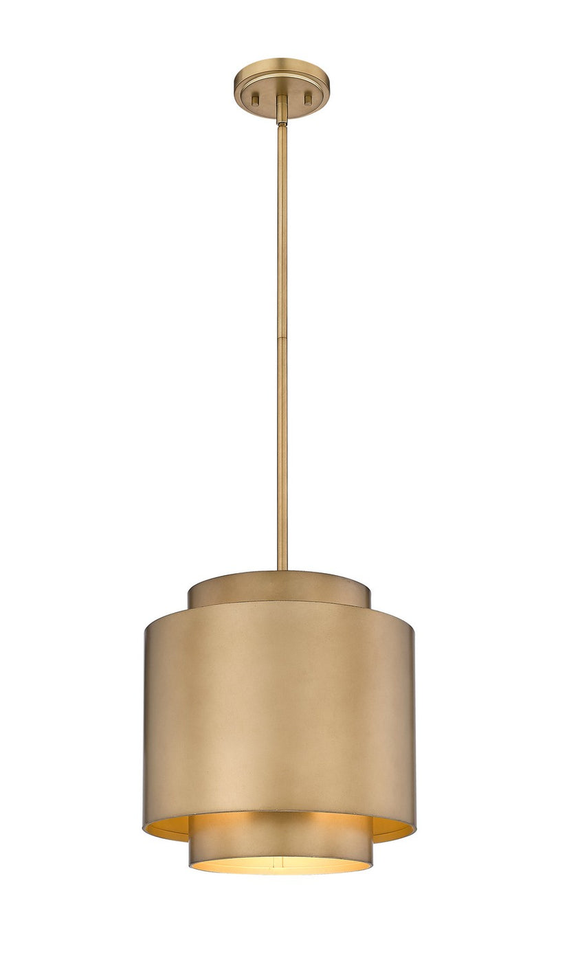 Z-Lite - 739P12-RB - One Light Pendant - Harlech - Rubbed Brass