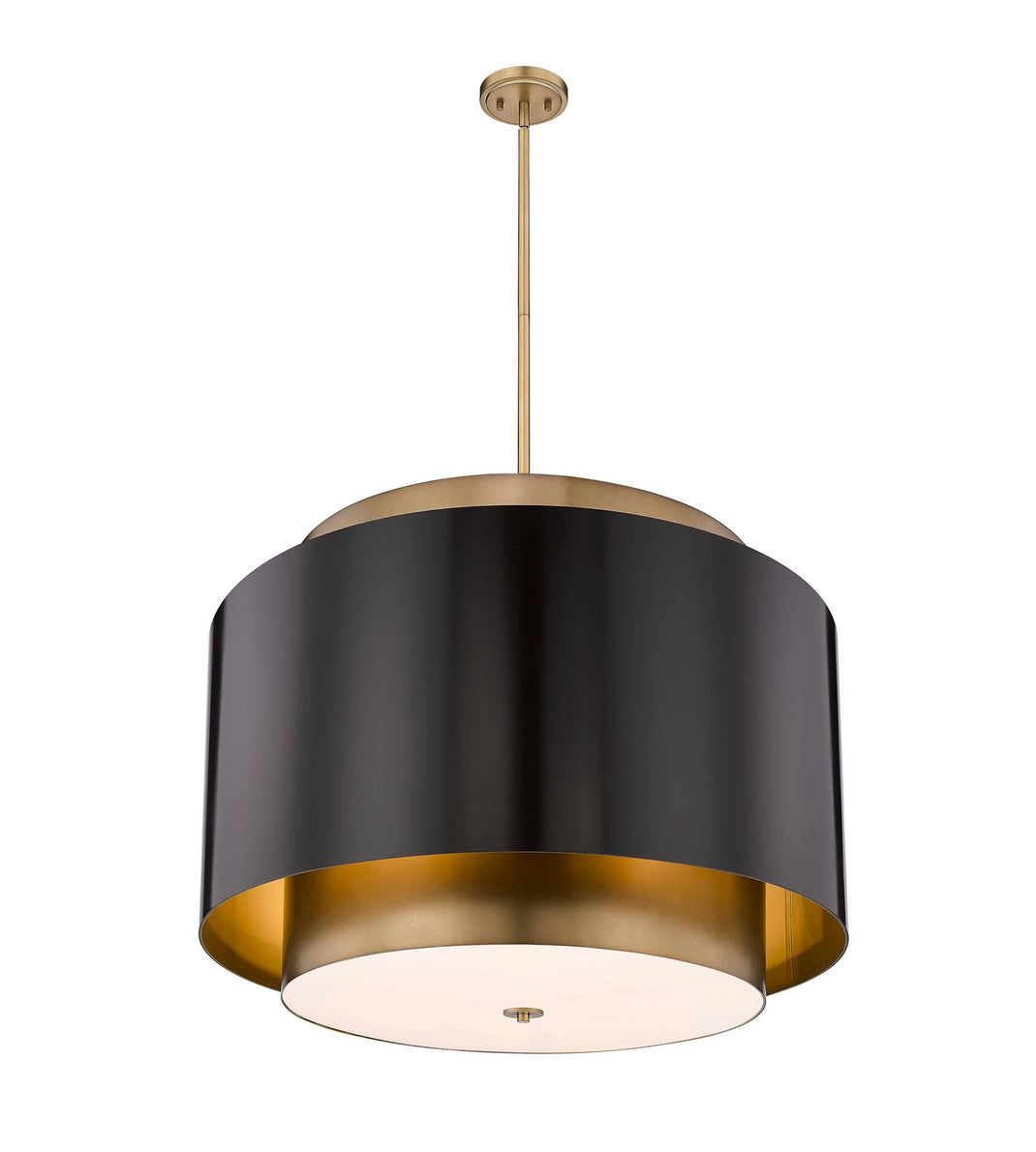 Z-Lite - 739P32-BRZ-RB - Four Light Chandelier - Harlech - Bronze / Rubbed Brass