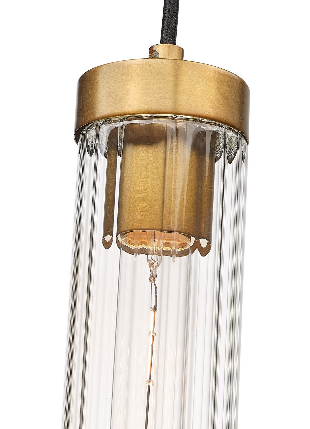 Z-Lite - 740P-RB - One Light Pendant - Beau - Rubbed Brass