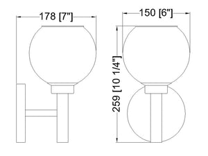 Z-Lite - 7502-1S-BN - One Light Wall Sconce - Sutton - Brushed Nickel