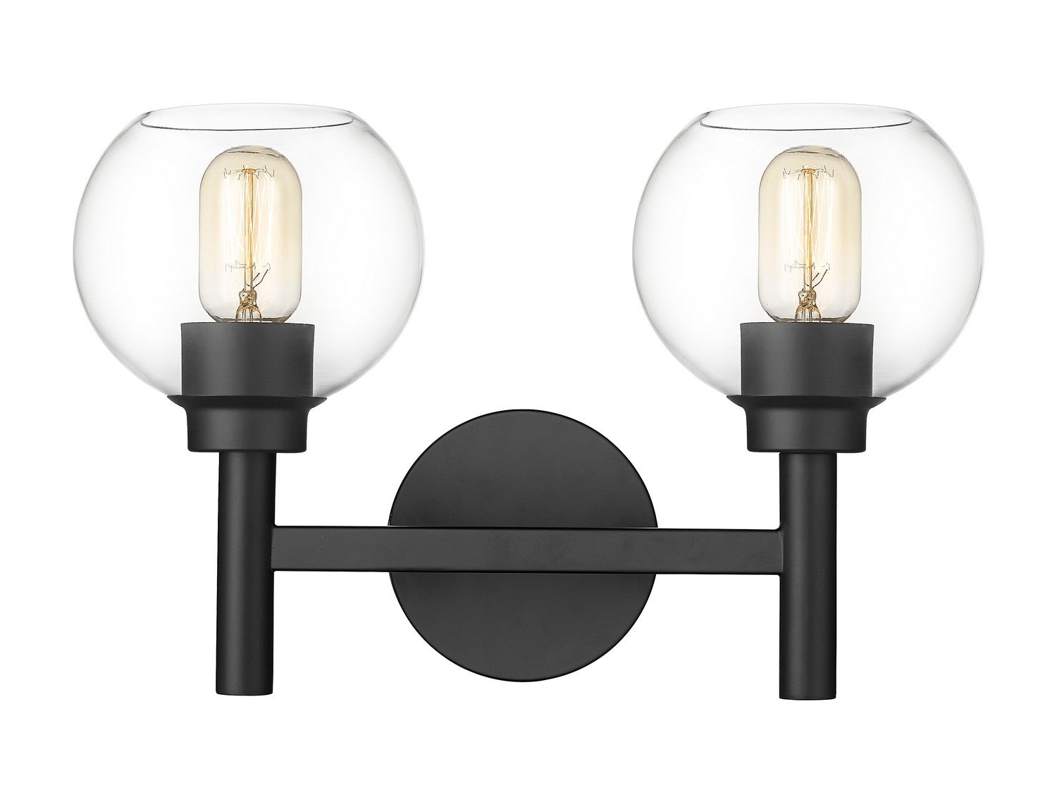 Z-Lite - 7502-2V-MB - Two Light Vanity - Sutton - Matte Black
