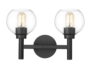 Z-Lite - 7502-2V-MB - Two Light Vanity - Sutton - Matte Black