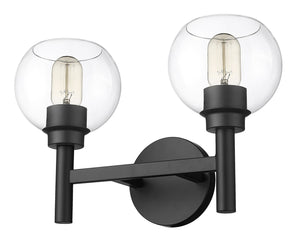 Z-Lite - 7502-2V-MB - Two Light Vanity - Sutton - Matte Black