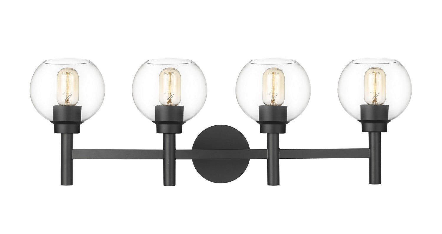 Z-Lite - 7502-4V-MB - Four Light Vanity - Sutton - Matte Black