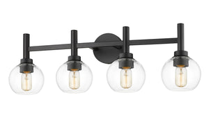 Z-Lite - 7502-4V-MB - Four Light Vanity - Sutton - Matte Black