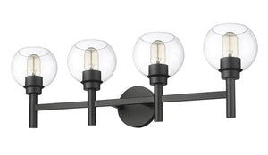 Z-Lite - 7502-4V-MB - Four Light Vanity - Sutton - Matte Black