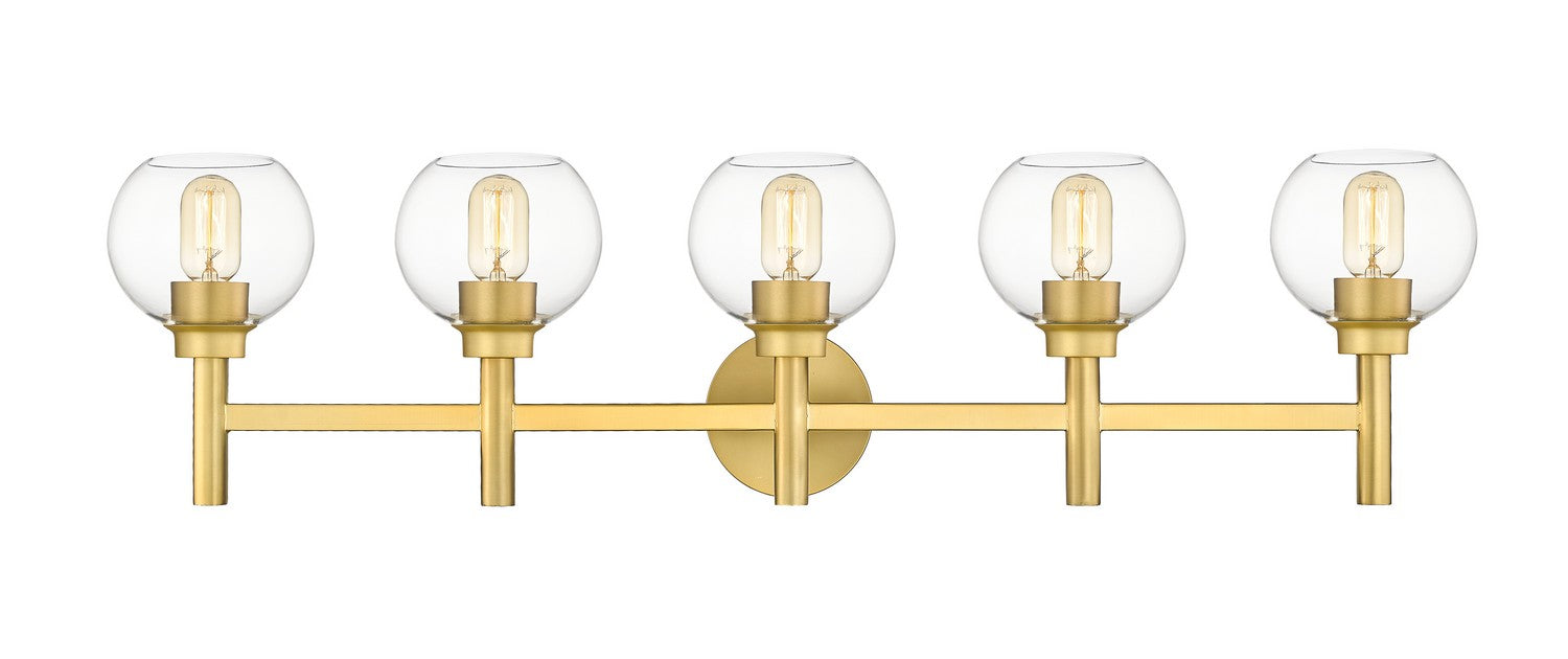 Z-Lite - 7502-5V-BG - Five Light Vanity - Sutton - Brushed Gold