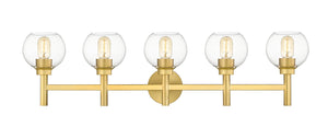 Z-Lite - 7502-5V-BG - Five Light Vanity - Sutton - Brushed Gold