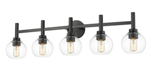 Z-Lite - 7502-5V-MB - Five Light Vanity - Sutton - Matte Black