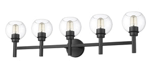 Z-Lite - 7502-5V-MB - Five Light Vanity - Sutton - Matte Black