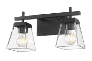 Z-Lite - 819-2V-MB - Two Light Vanity - Lauren - Matte Black