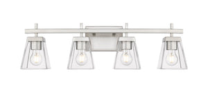Z-Lite - 819-4V-BN - Four Light Vanity - Lauren - Brushed Nickel
