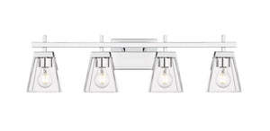 Z-Lite - 819-4V-CH - Four Light Vanity - Lauren - Chrome