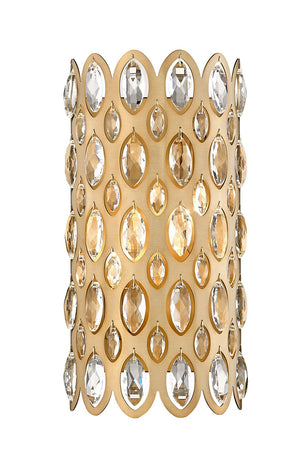 Z-Lite - 822-2S-HB - Two Light Wall Sconce - Dealey - Heirloom Brass