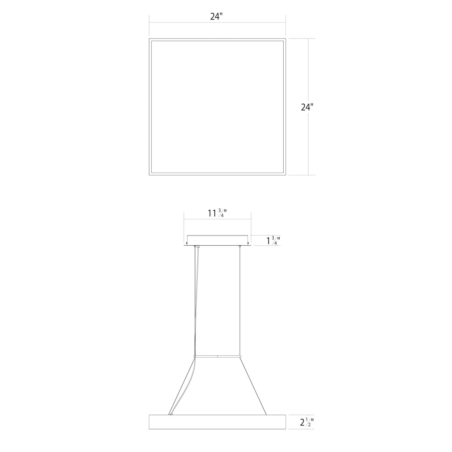 Sonneman - 3973.03 - LED Pendant - Pi - Satin White