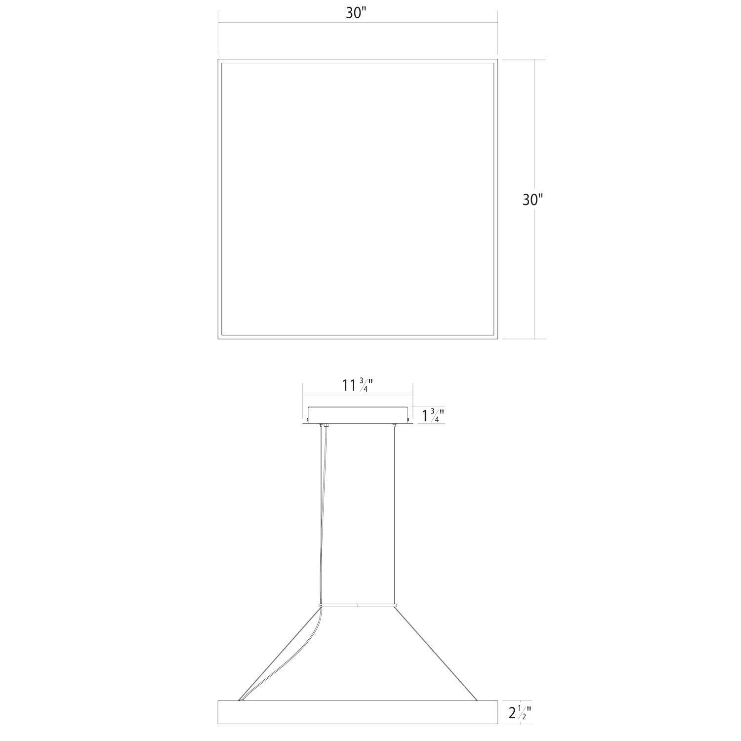 Sonneman - 3974.03 - LED Pendant - Pi - Satin White