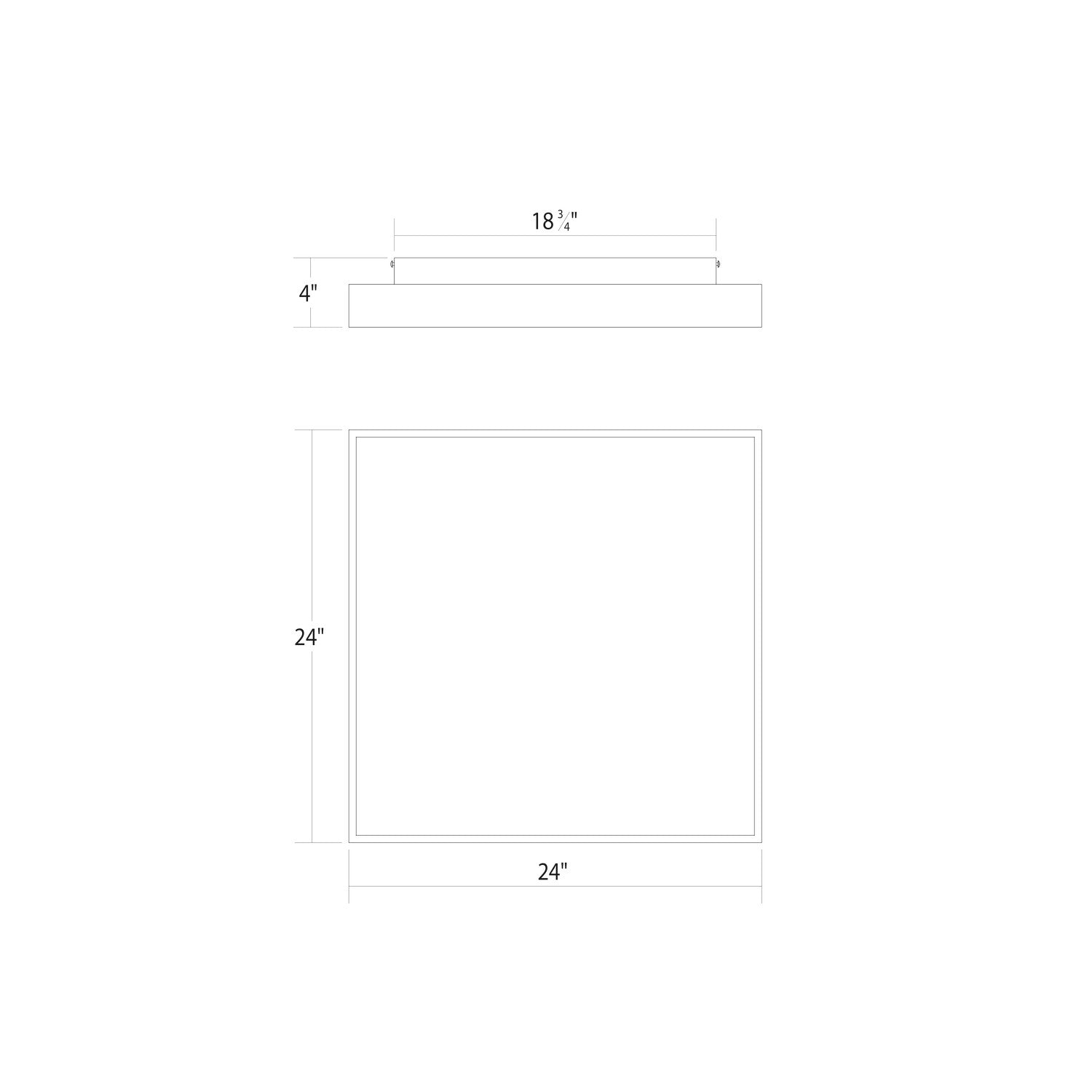 Sonneman - 3977.03 - LED Surface Mount - Pi - Satin White