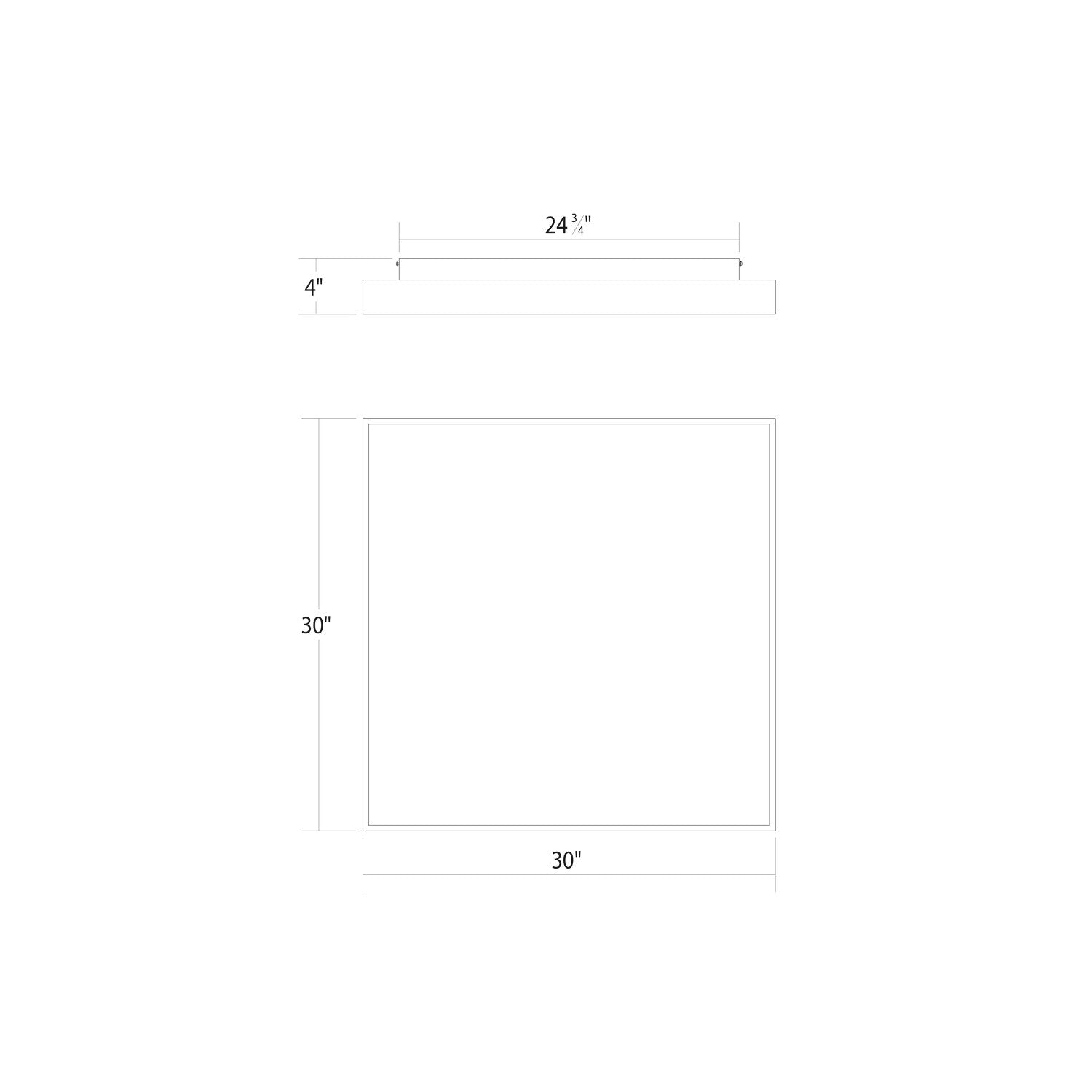 Sonneman - 3978.03 - LED Surface Mount - Pi - Satin White